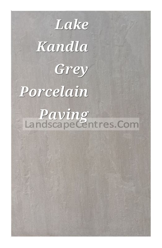 Lake Kandla Grey Porcelain Paving Slab- From £26 per m2 (3 Sizes Available)