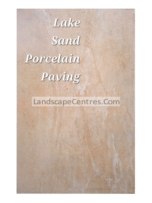 Lake Sand Porcelain Paving Slab- From £26 per m2 (3 Sizes Available)