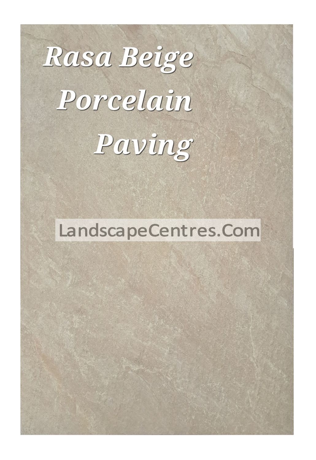 Rasa Beige Porcelain Paving Slab- Now from £26 per m2 (3 Sizes Available)