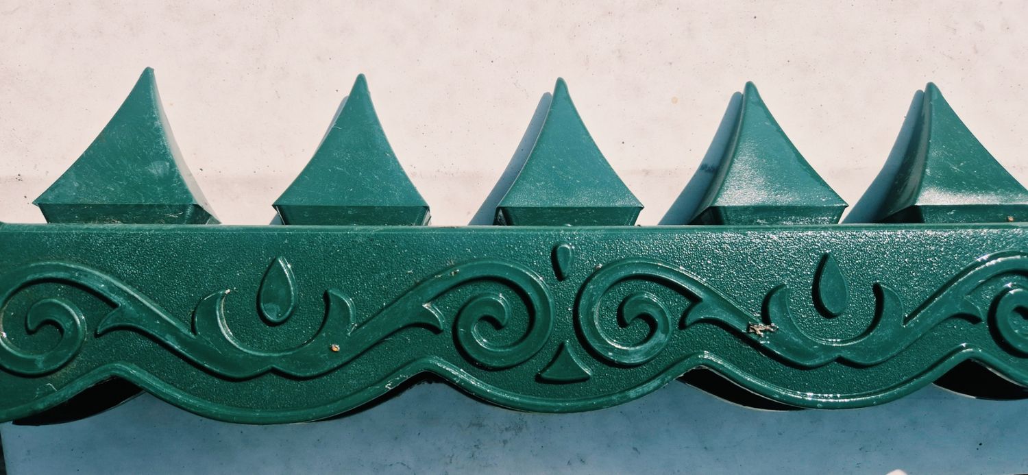 Decorative Fence Guards (Black, Green & Brown) priced each
