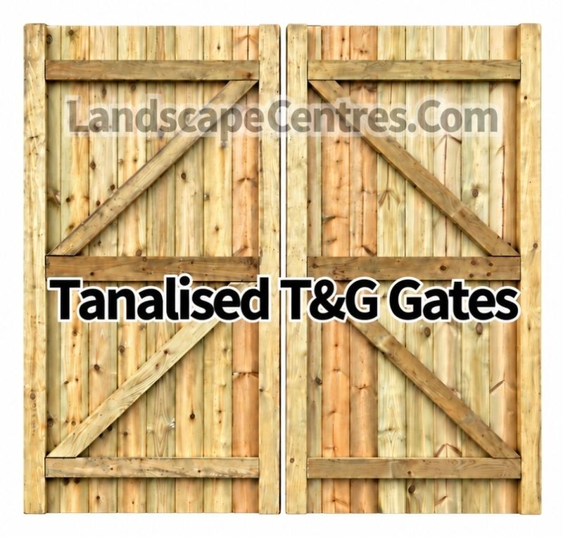 Tanalised Featheredge Gates (Fully Framed, Ledged & Braced) ** 8 Sizes Available*