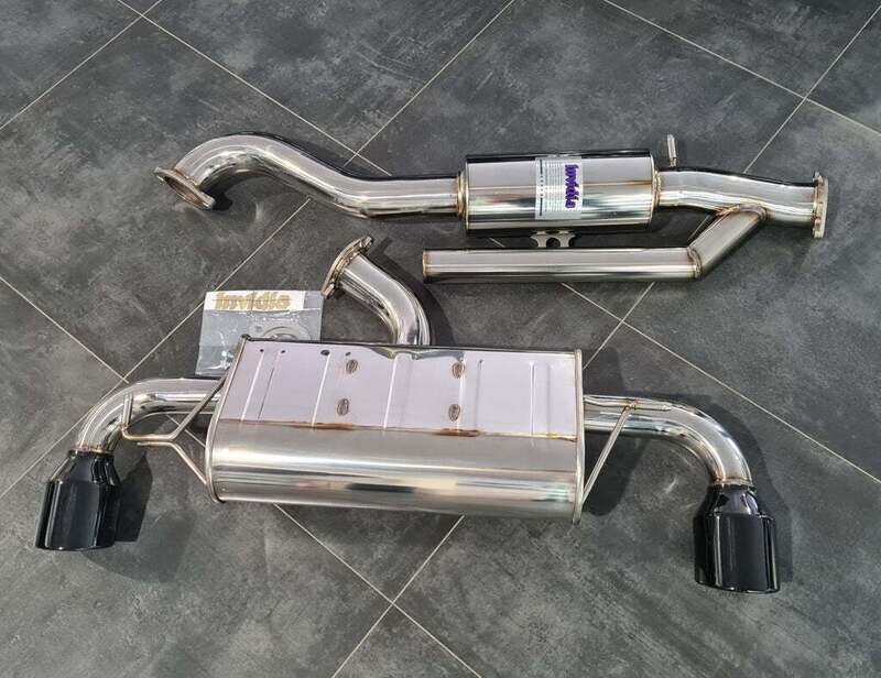 INVIDIA Q300 BLACK CATBACK EXHAUST YARIS GR