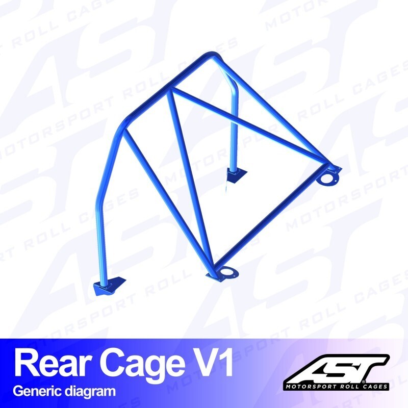 ROLL BAR MAZDA MX-5 (NA) 2-DOORS ROADSTER REAR CAGE V1
