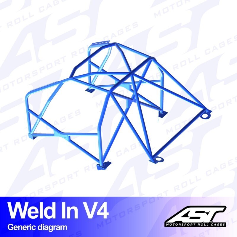 ROLL CAGE TESLA MODEL 3 5-DOOR HATCHBACK WELD IN V4