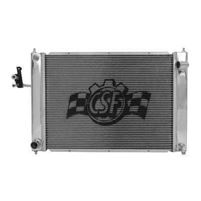 CSF Triple-Pass high-performance all-aluminum radiator + AC Condenser module Nissan 370Z (Z34) MT