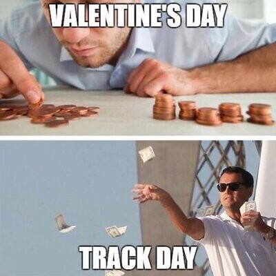Speed Industries T-Shirt Valentine's day vs Trackday