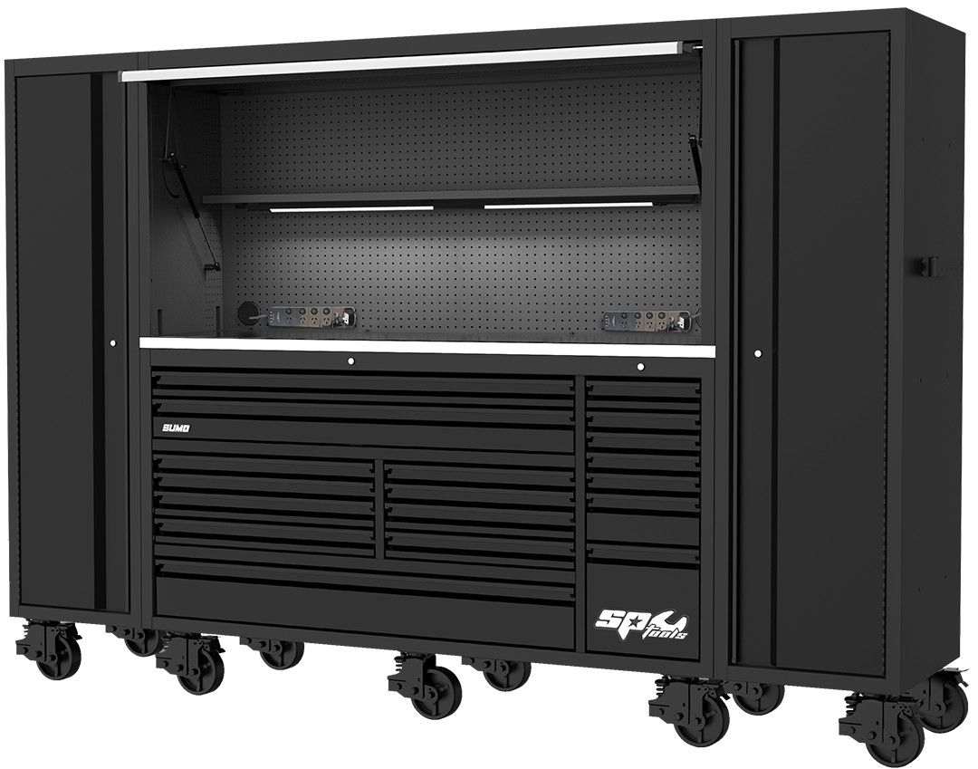 USA SUMO SERIES 19D ROLLERCABINET + TOPBOX + 2 SIDE CABINETS