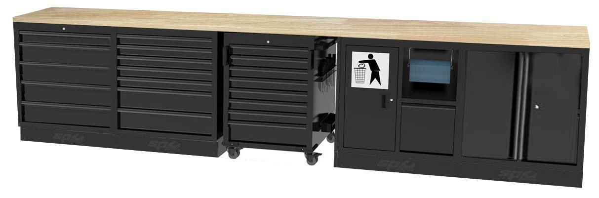 USA WORKSHOP SERIES 8 PC LOW TIMBER TOP