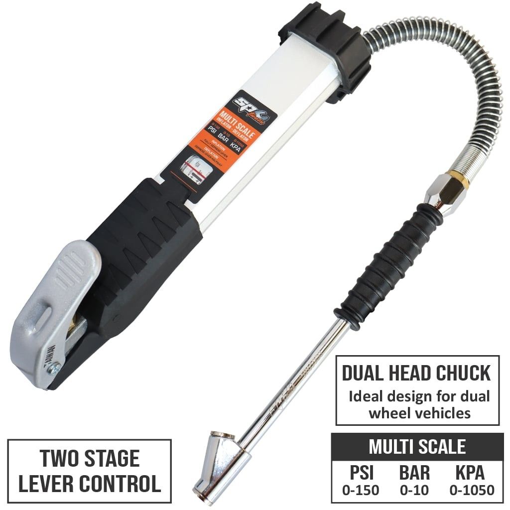 TYRE INFLATOR WITH DEFLATOR PROFESSIONAL TYRE INFLATOR WITH DEFLATOR PROFESSIONAL