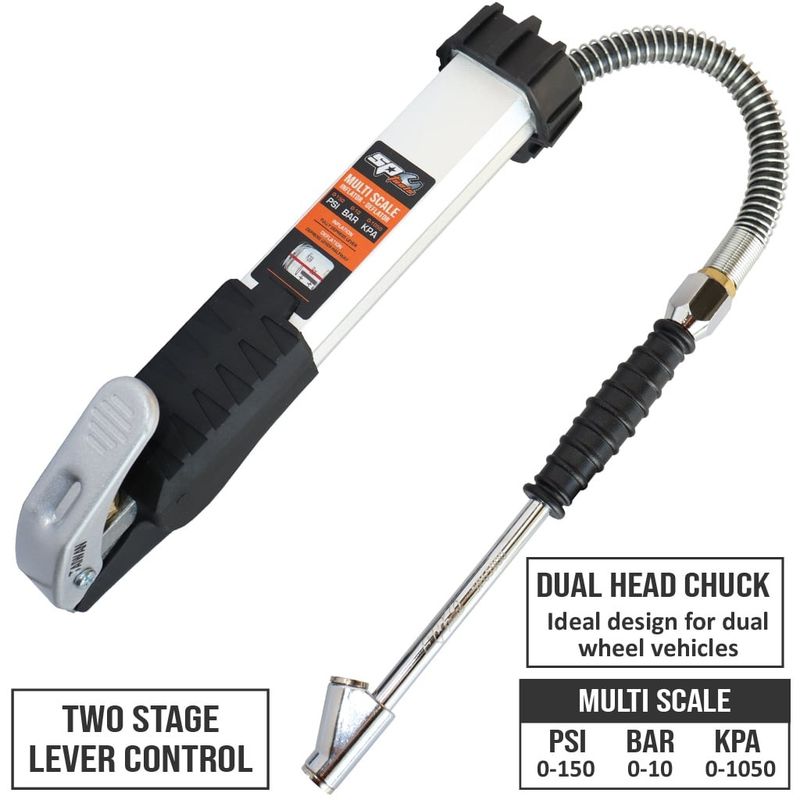 TYRE INFLATOR WITH DEFLATOR PROFESSIONAL
