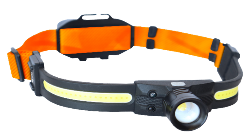 HEADLAMP - DUAL LIGHT COB LED - WITH SPOT LIGHT