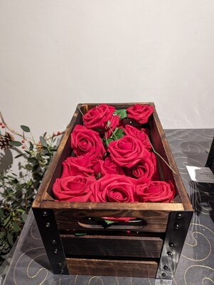Artificial rose picks 3 colours