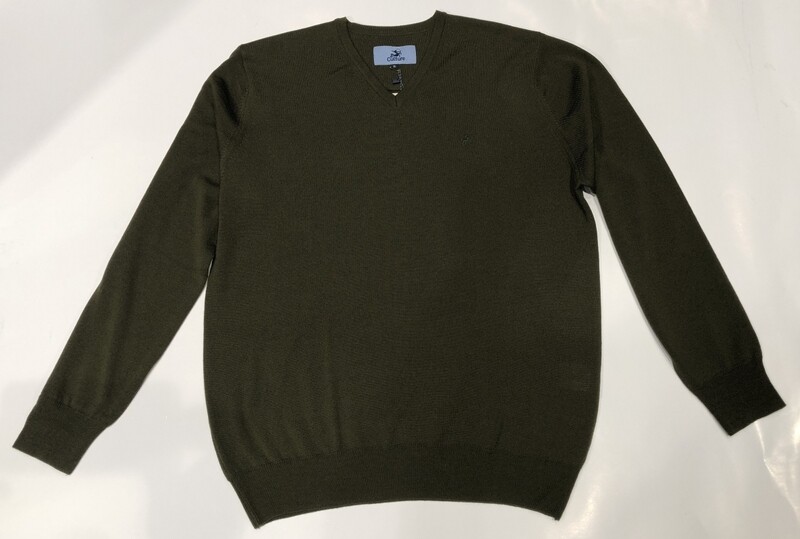 Culture merino wol trui 514251-58 groen Culture merino wol trui 514251-58 groen