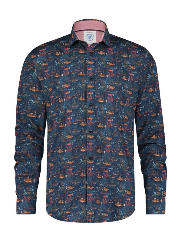 A Fish Named Fred Shirt 29.003 Night Sky Blue
