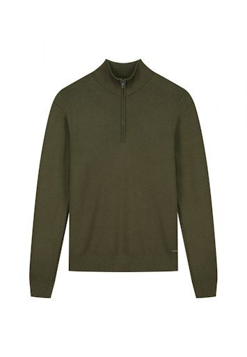 Dstrezzed Zippertrui 405602-AW24 Olive Night