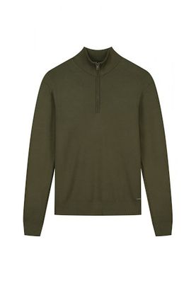 Dstrezzed Zippertrui 405602-AW24 Olive Night