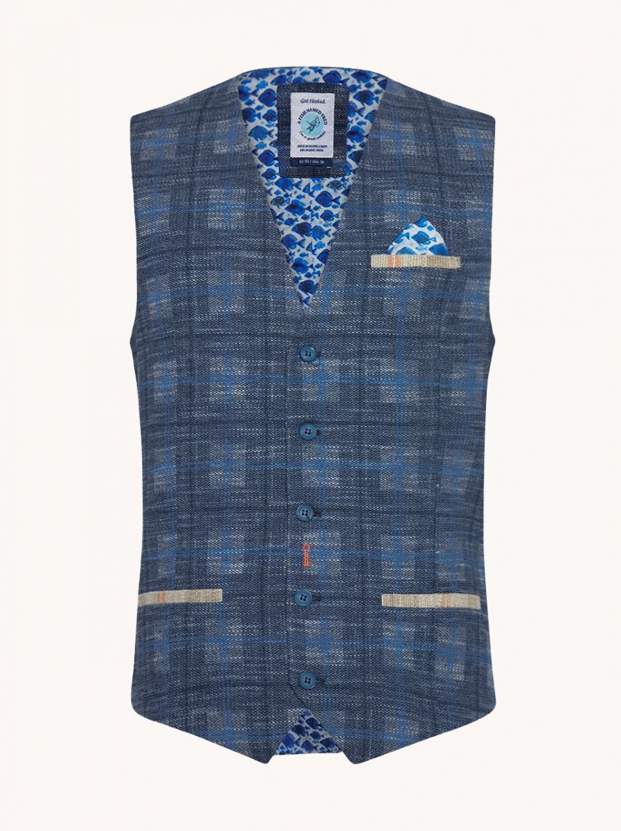 A Fish Named Fred Gilet 31.138 Cobalt