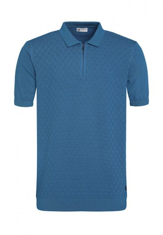 Gabbiano Zipper Polo 235524 Petrol