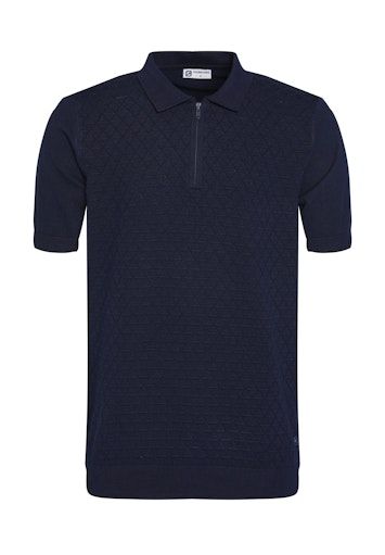 Gabbiano Zipper Polo 235524 Navy