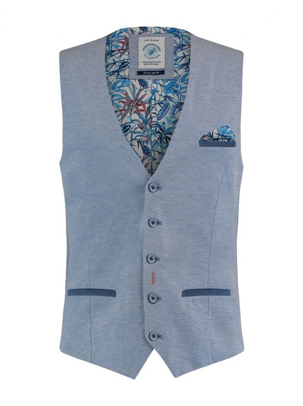 A Fish named Fred gilet 28.131 blue
