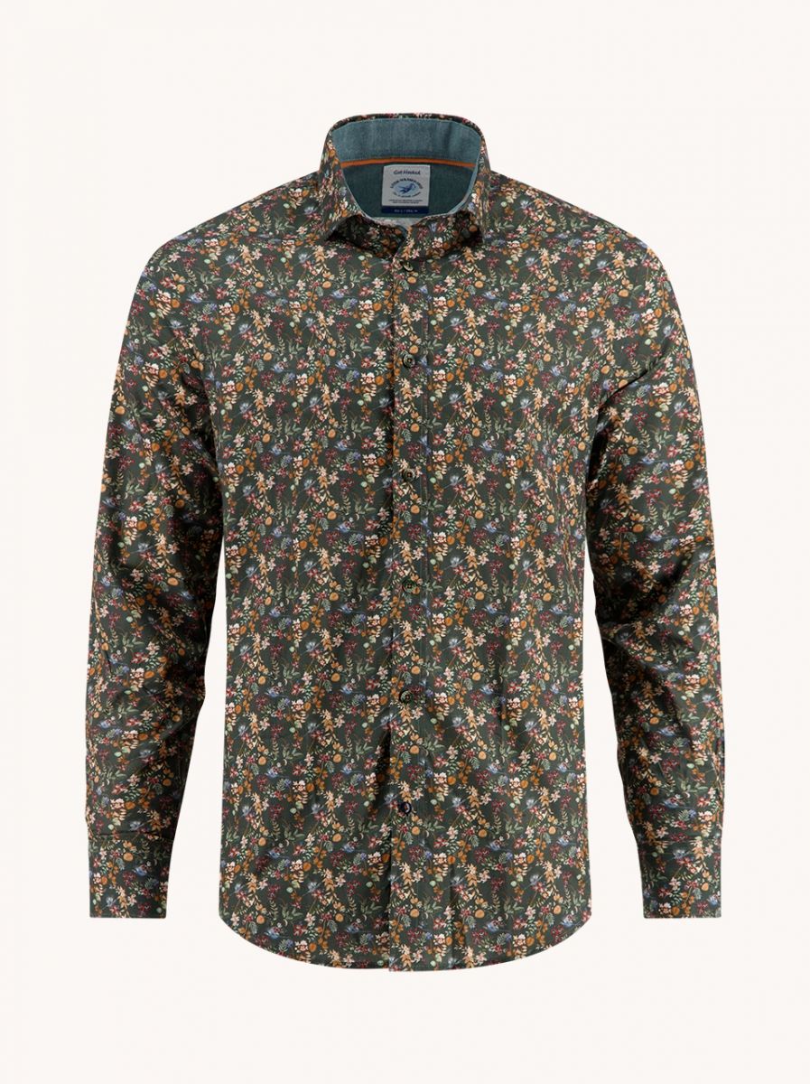 A Fish Named Fred shirt 32.014 Dark green