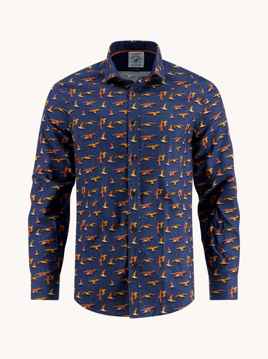 A Fish Named Fred shirt 32.016 Navy