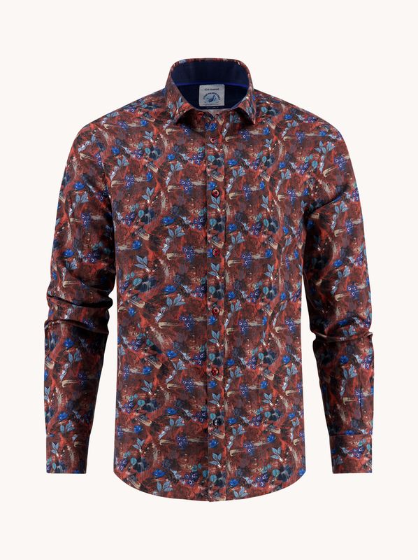 A Fish Named Fred shirt 32.019 Burgundy