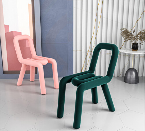 Custom Made Paper Clip Design Chair