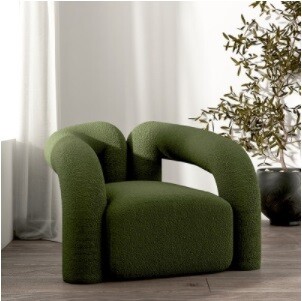 Artistic Cashmere Fabric Sofa Furniture, European Design Cashmere Fabric Sofa
