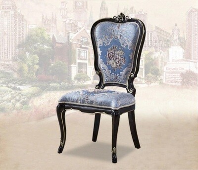 European Style Dining Chair Add Luxury to the Solid Wood By the Fabric Crochet