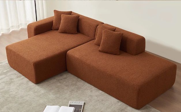 4 Seater Couch for Living Room, Modern L-Shape Sectional Sofa with Chaise Lounge, 105&#39;&#39; Modular Couch