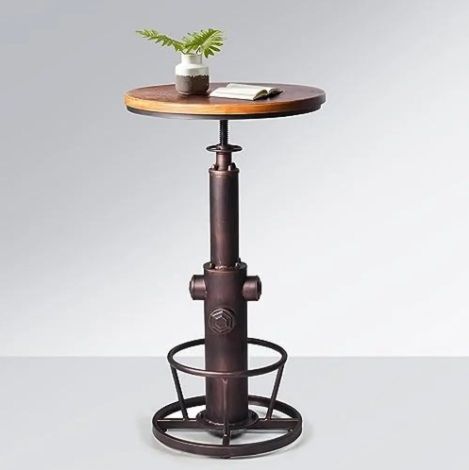 Rustic Vintage Swivel, Industrial Hydrant Dining Table