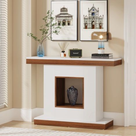 Museum Ornament Display Vintage Piece Console Table