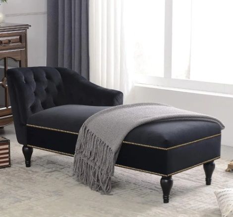 Antique French Ergonomic Day Bed