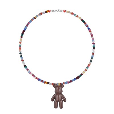 Chocolate Bear Necklace