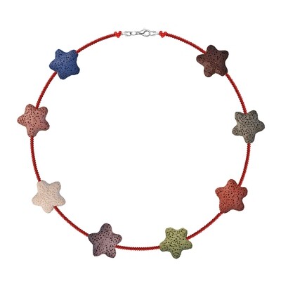 Beaded Necklace with Starfish