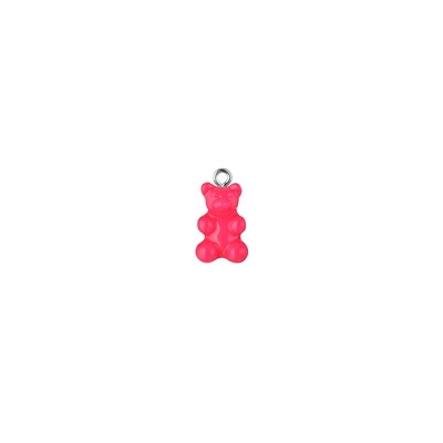 Cream Gummy Bear Pendant