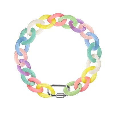 Rainbow Carabiners Anklet