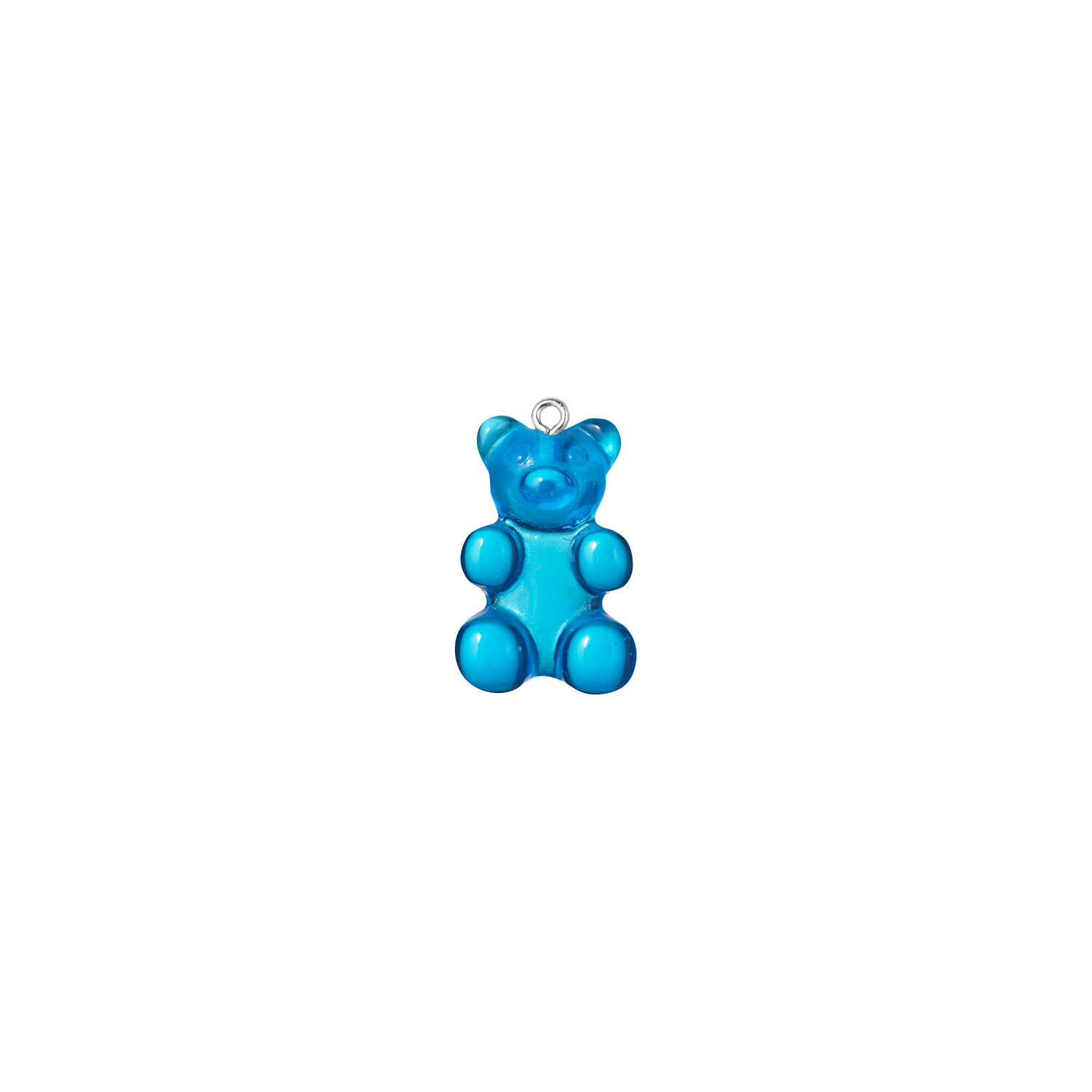 Blue Big Gummy Bear Pendant