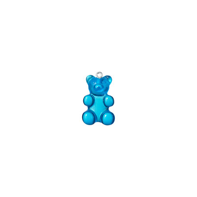 Blue Big Gummy Bear Pendant