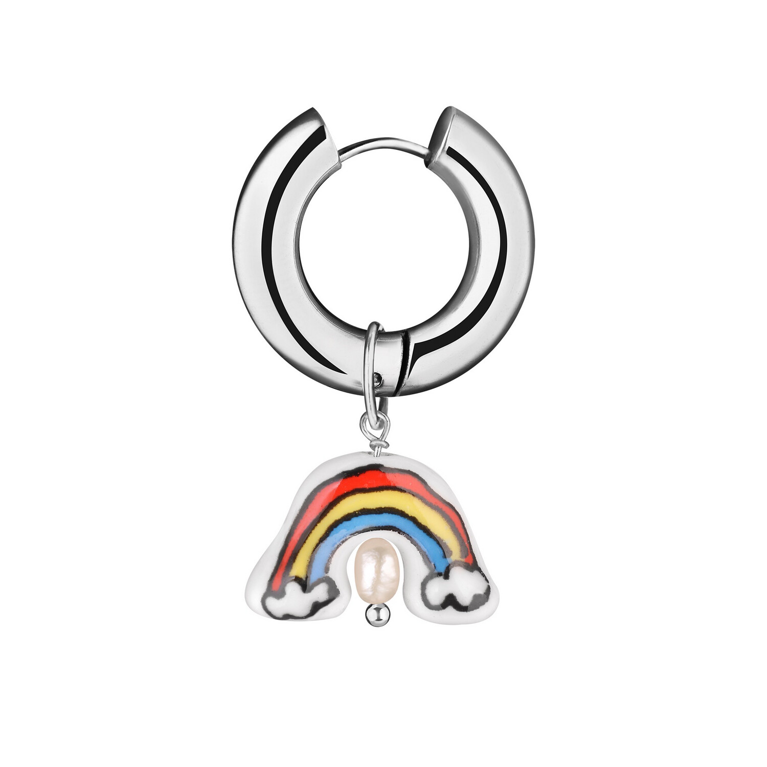 Rainbow Single Earring
