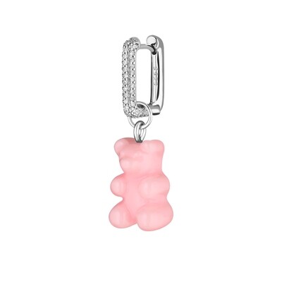 Pink Gummy Bear Earring
