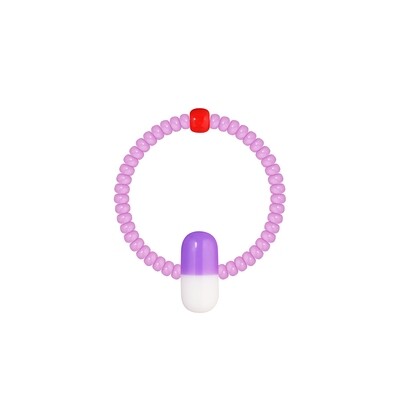 Purple Pill Ring