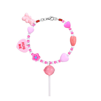 Crazy Pink Bracelet