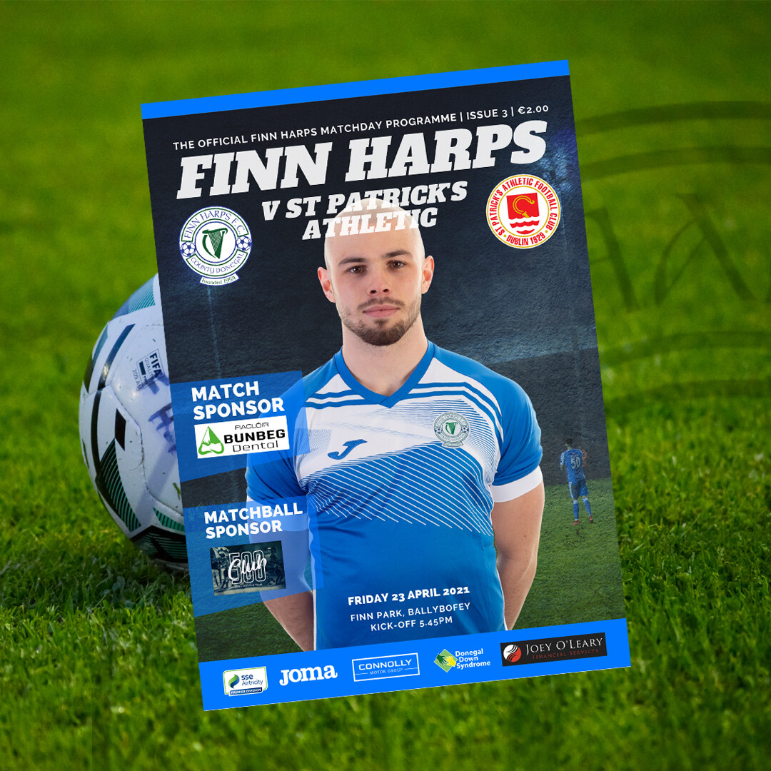 Issue 3 2021, Finn Harps v St Patrick's Athletic FC Programme