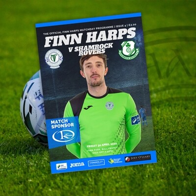 Issue 4 2021, Finn Harps v Shamrock Rovers Programme