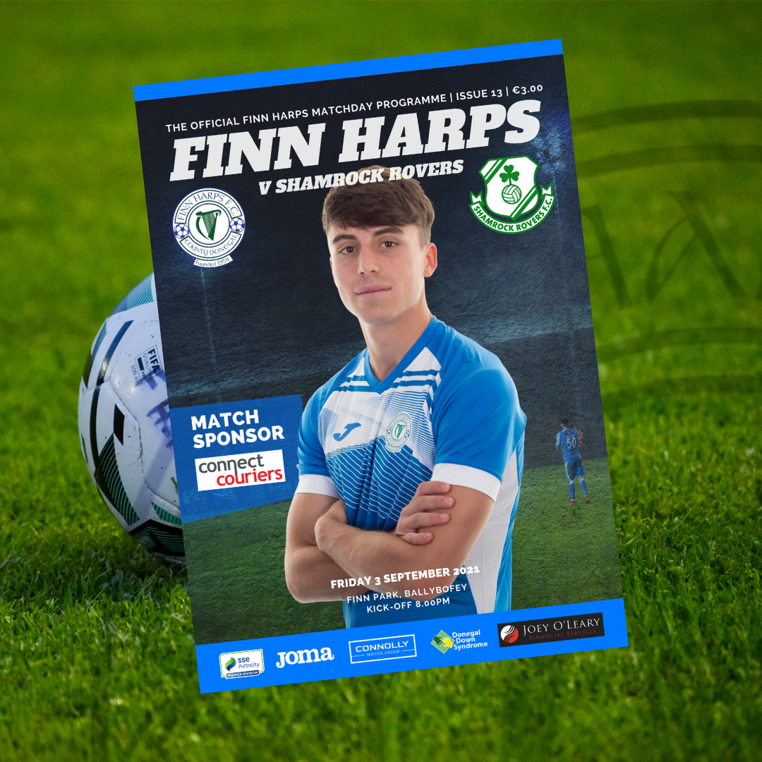 Issue 13 2021, Finn Harps v Shamrock Rovers Programme