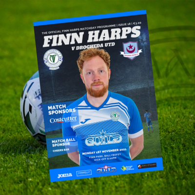 Issue 18 2021, Finn Harps v Drogheda Utd Programme