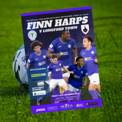 Issue 20 2021, Finn Harps v Longford Town Programme