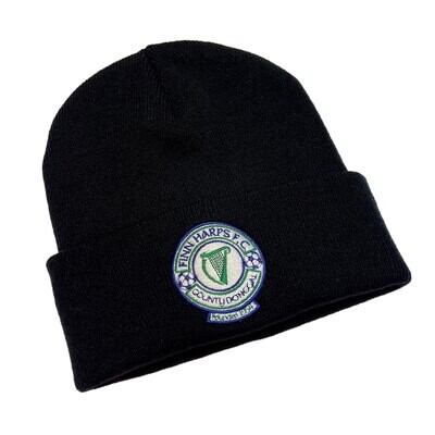 Finn Harps Beanie Hat, Black